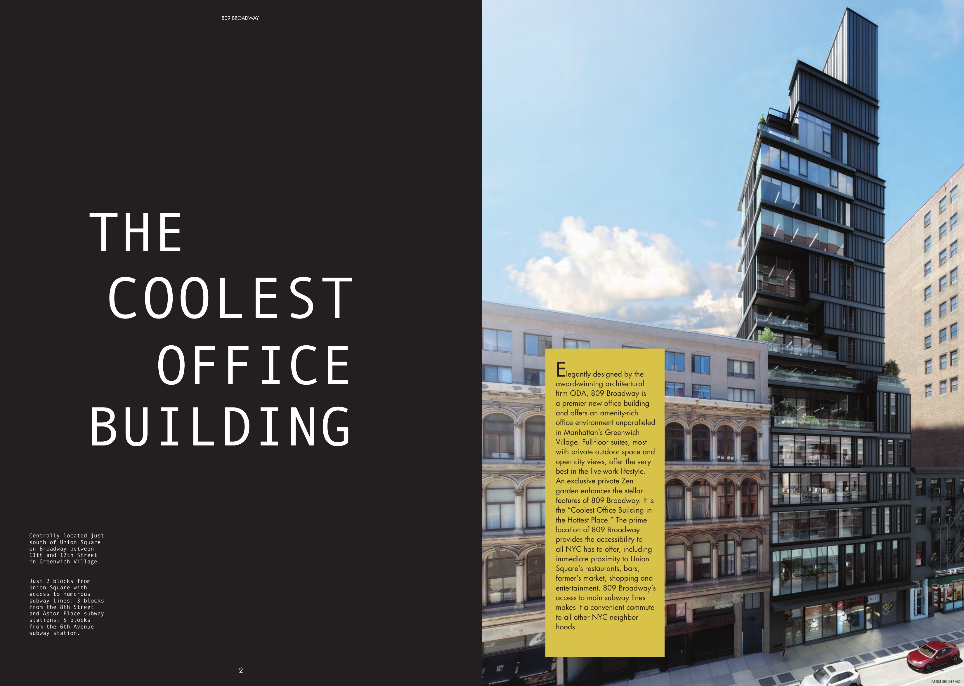 809 Broadway campaign building spread