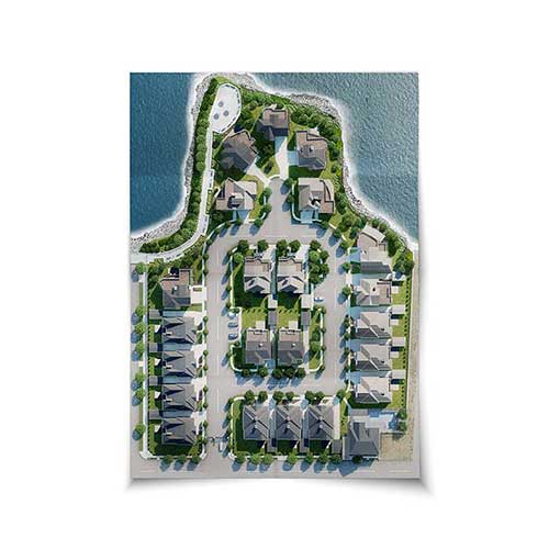 Aerial rendering of City Island development